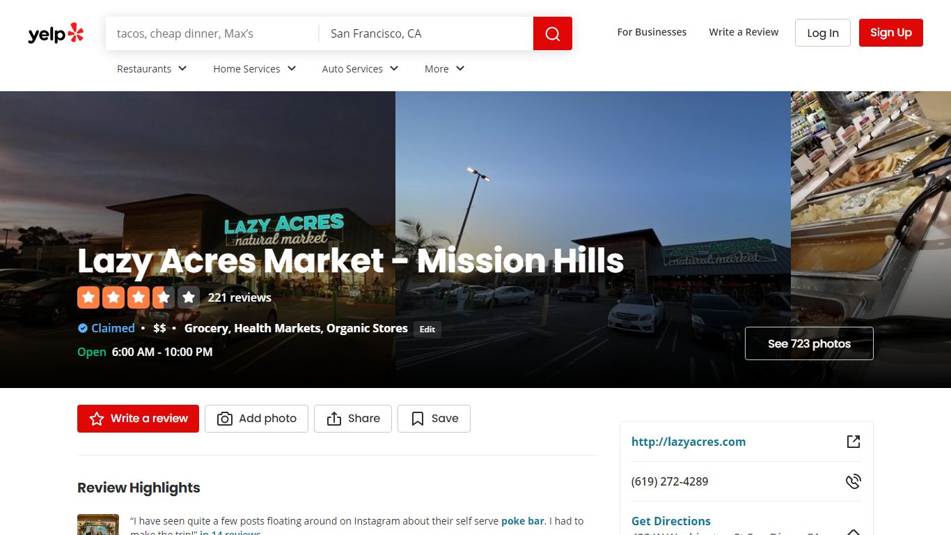 Lazy Acres Market - Mission Hills - San Diego, CA